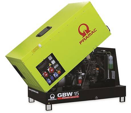 картинка Дизельный генератор Pramac GBW15Y, 400V, в кожухе от компании Нова Механика